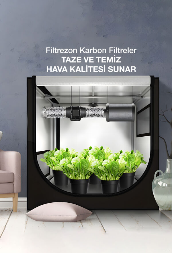Aktif Karbon Filtre 190 m3/h-100mm